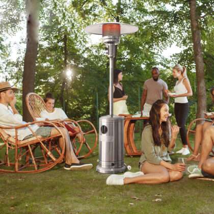 Roostevabast terasest terrassisoojendaja, 12000W