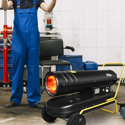 Diisel soojapuhur ratastega, 50kW