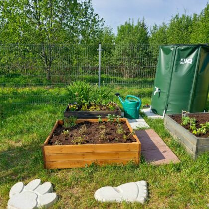 Puidust peenrakast Bonus Orbis, 80 x 80 x 18 cm, pruun