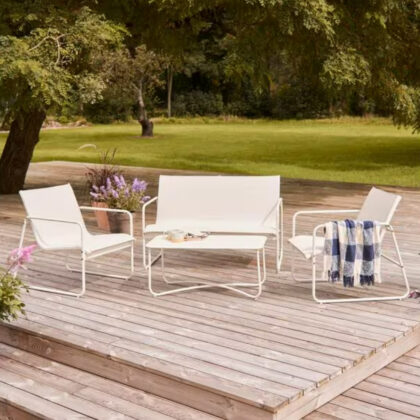 Aiamööbli komplekt TEODOR, helehall