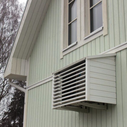 Õhksoojuspumba kate EDWIN, must