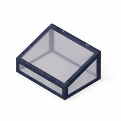 minikasvuhoone, 80 x 60 cm, must