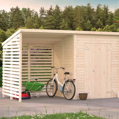 puidust kuur leif, 3 + 2,9 m2