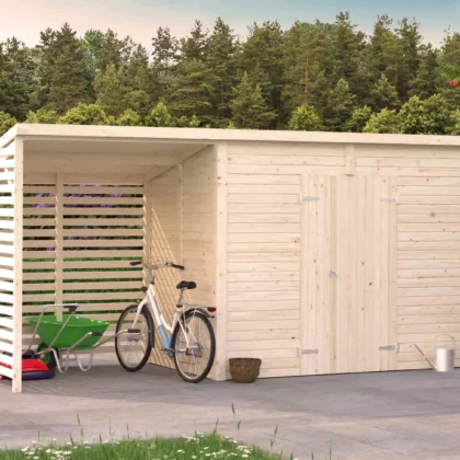 puidust kuur leif, 4,5 + 2,9 m2