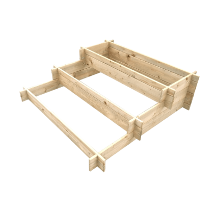 puidust astmeline peenrakast, 100 x 100 x 30 cm