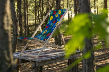 Kokkupandav rannatool BAHAMA, roheline-roosa