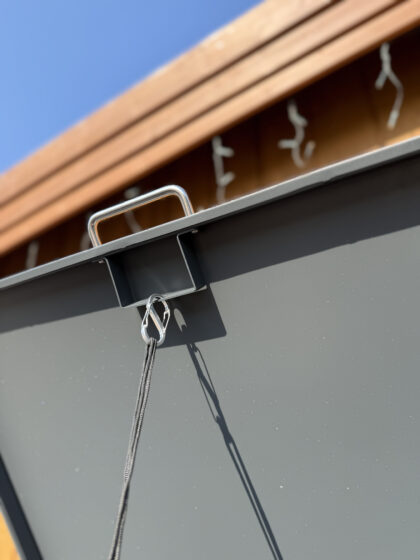 Metallist prügikastide kuur lukuga, kahekohaline - Image 8