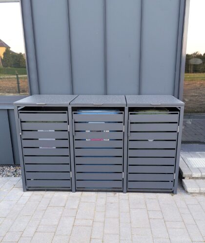 Metallist prügikastide kuur, kolmekohaline - Image 3