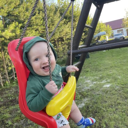 Kristina pere pisim beebikiigega​