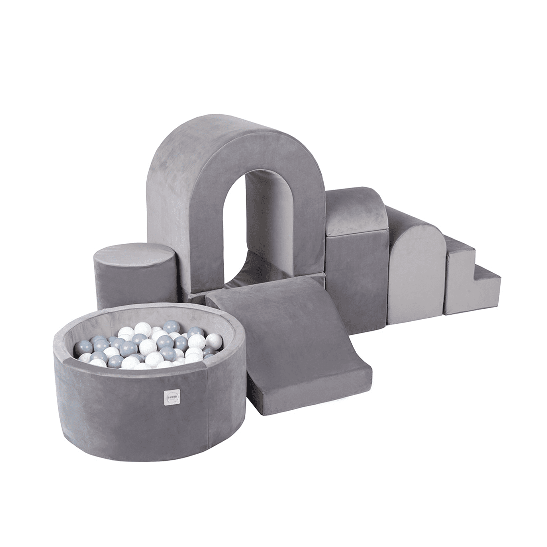 PNPLA004_1|pushn_baseinas_1|pushn_baseinas_2|pushn_baseinas_3|pushn_baseinas_4|pushn_baseinas_5|pushn_baseinas_6|pushn_baseinas_7|pushn_ciuzinukas_1|pushn_ciuzinukas_3|pushn_ciuzinukas_4|pushn_ciuzinukas_5|pushn_ciuzinukas_6|pushn_ciuzinukas_7|pushn_kamuoliuka_1|pushn_kamuoliuka_2 Pehmete mänguklotside komplekt UNISTUS, hall - Image 1