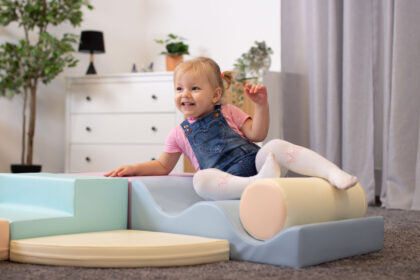 Pehmete mänguklotside komplekt TIGU, pastelne - Image 3