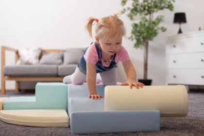 Pehmete mänguklotside komplekt TIGU, pastelne - Image 4