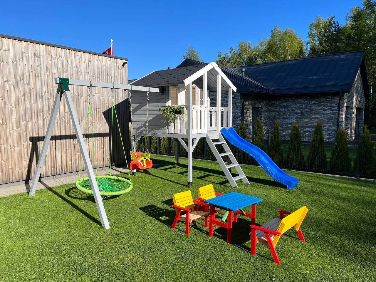 laste puidust mängumaja toby