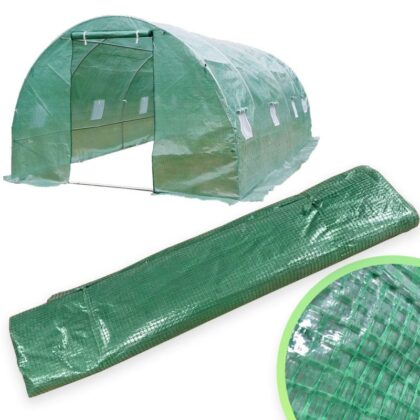 Tugevdatud kasvuhoonekile, 3 x 6 m, roheline