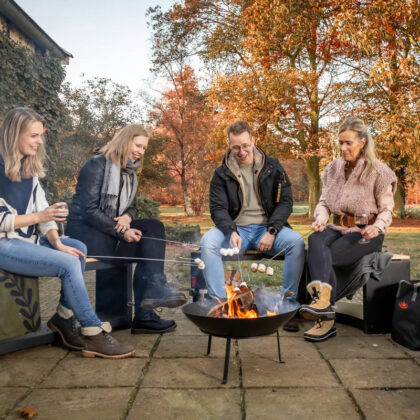 Tulease koos alusega, 49 x 49 x 24,7 cm - Image 3