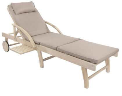 Kokkupandav päevitustool, St. Tropez, beež - Image 9