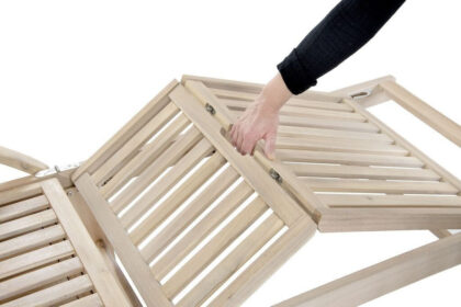 Kokkupandav päevitustool, St. Tropez, beež - Image 6