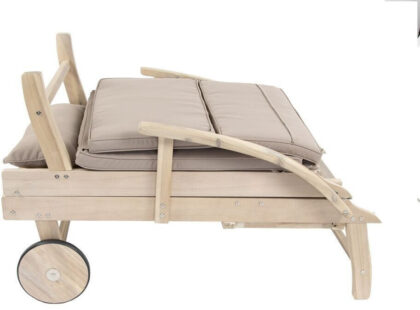 Kokkupandav päevitustool, St. Tropez, beež - Image 5