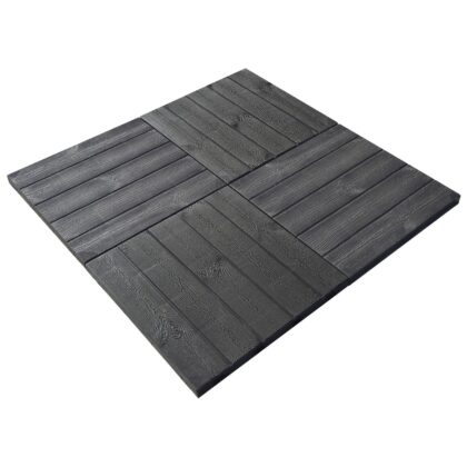 Puiduimitatsiooniga terrassiplaat, 40 x 40 x 2,65 cm, pruun - Image 4