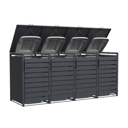 Metallist prügikastide kuur, neljakohaline - Image 9