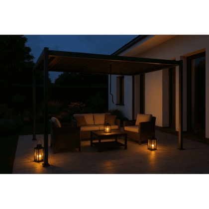 Metallist pergola, 3 x 3 m - Image 5