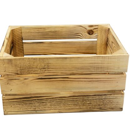 Puidust kast 40 x 30 x 21 cm, põletatud puit