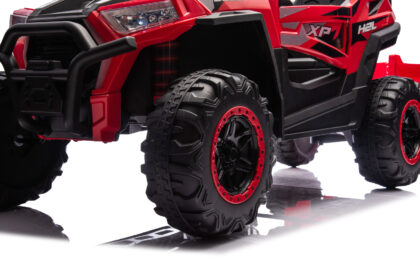 Laste elektriline bagi järelkäruga, punane - Image 7