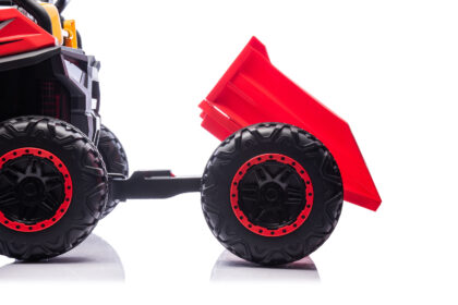 Laste elektriline bagi järelkäruga, punane - Image 9