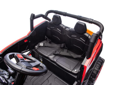 Laste elektriline bagi järelkäruga, punane - Image 10