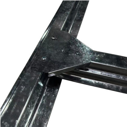 Alus metallist aiakuurile, 9,73 m2