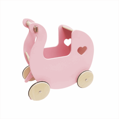 Puidust nukuvanker roosa