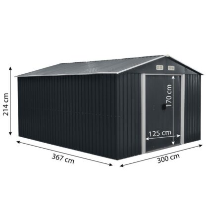 Metallist aiakuur HALL, 11 m2