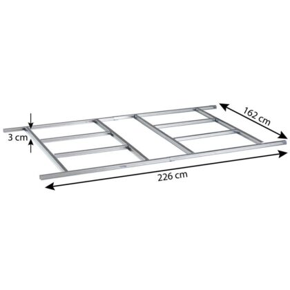 Alus metallist aiakuuri jaoks, 5 m2
