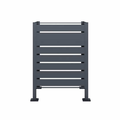 Prügikonteinerite ümbris, 80 x 120 cm, antratsiit