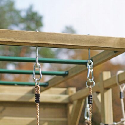 Karabiiniga keeratav kiigekinnitus